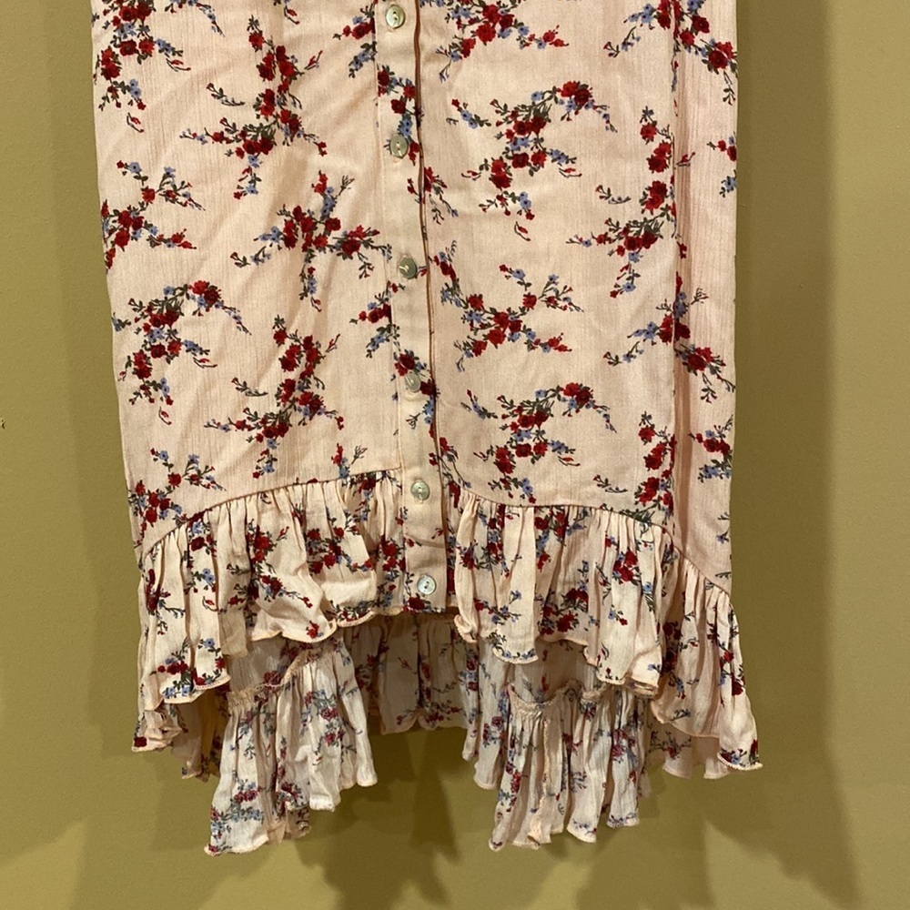 Juniors Floral dress-M - Picture 3 of 6